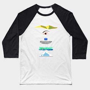 Water everywhere Baseball T-Shirt